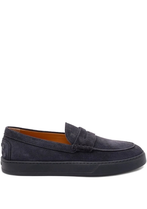 Tod's penny leather loafers - Blue