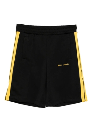 Palm Angels logo-embroidered shorts - Black