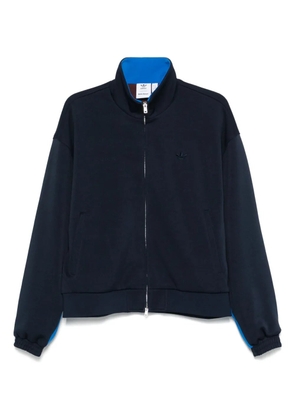 adidas trefoil-logo track jacket - Blue