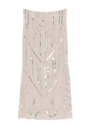 Forte Forte sequin-embellished geometric skirt - Grey