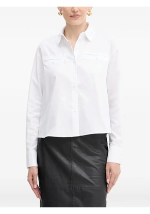 Armani Exchange buttoned pocket shirt - White