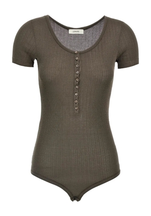 LEMAIRE ribbed-knit body - Brown