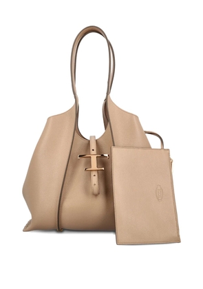 Tod's medium T Timeless tote bag - Neutrals