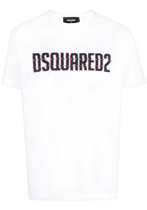 DSQUARED2 logo-print short-sleeve T-shirt - White