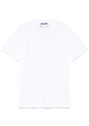 Moschino bird-embroidery T-shirt - White