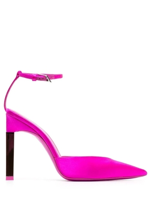 The Attico 110mm Perine satin pumps - Pink