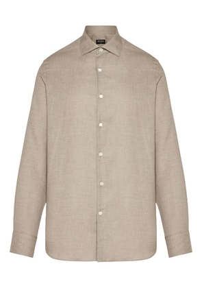 Zegna buttoned shirt - Neutrals