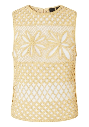 PINKO crochet vest - Neutrals