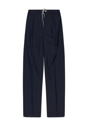 Maison Margiela pinstriped trousers - Blue