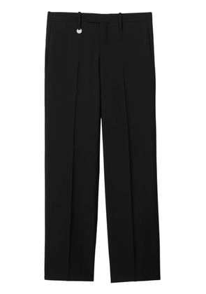 Burberry straight-leg wool trousers - Black