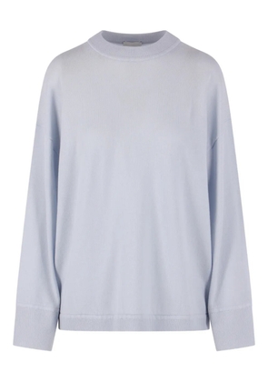 Allude crew-neck ribbed sweater - Blue