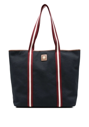 Bally striped-panel tote bag - Blue
