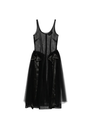 Simone Rocha bow midi dress - Black