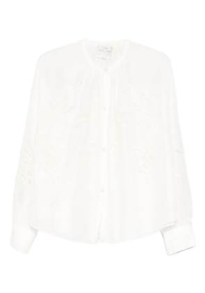Forte Forte floral-embroidered blouse - White
