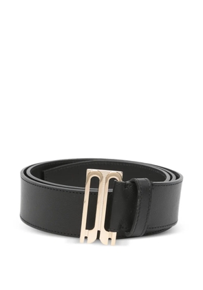 Victoria Beckham gold-tone-buckle belt - Black