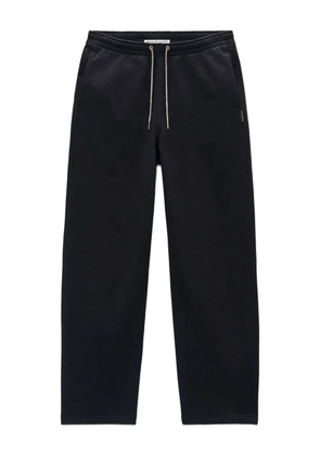 Alexander Wang rhinestone-drawcord cotton track pants - Black