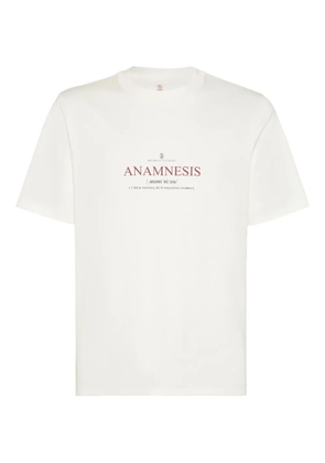 Brunello Cucinelli printed T-shirt - White