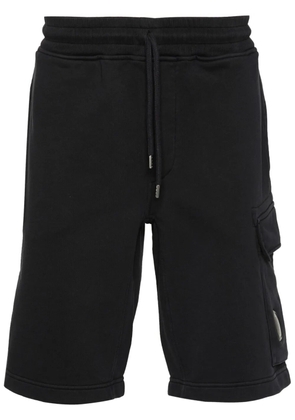 C.P. Company Lens-detail cotton track shorts - Blue