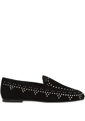 Aquazzura studded flat shoes - Black