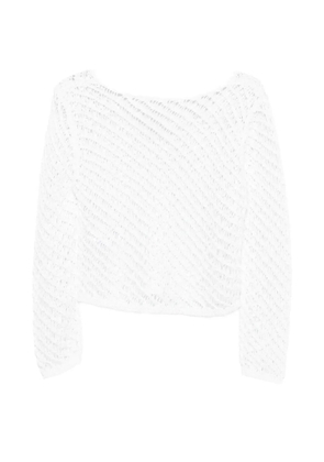 PINKO open-knit sweater - White
