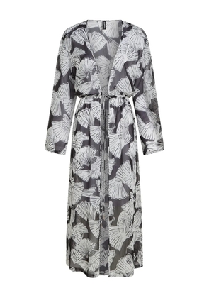 Karl Lagerfeld printed kaftan - Black