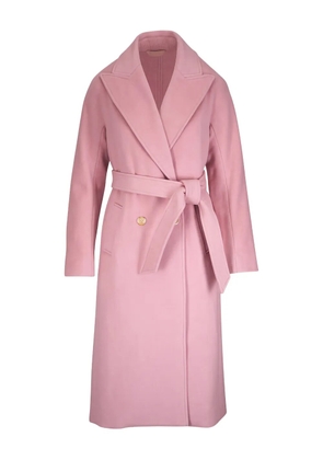 Veronica Beard Della double-breasted belted coat - Pink