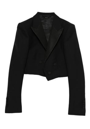 TOM FORD double-breasted cropped blazer - Black
