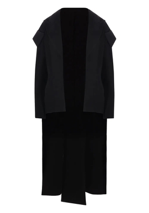 Yohji Yamamoto open-front coat - Black