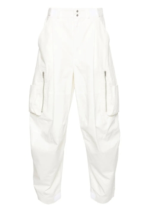 MORDECAI cotton tapered trousers - Neutrals