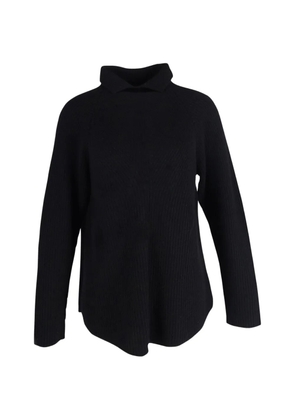 Theory high-collar ribbed sweater - Black