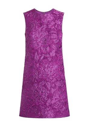 Dolce & Gabbana DNA brocade-effect mini dress - Purple