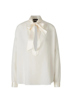 TOM FORD long-sleeve blouse - Neutrals