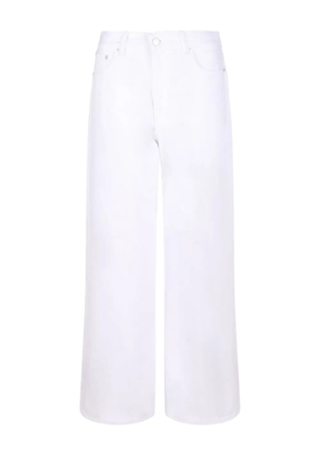 Haikure buttoned wide-leg jeans - White