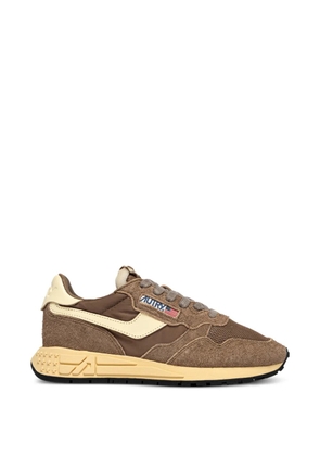 Autry suede panel sneakers - Brown