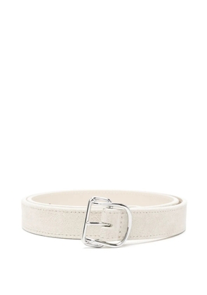 TOTEME suede belt - White