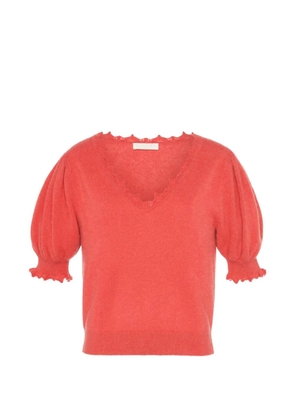 Ulla Johnson Polline V-neck top - Red