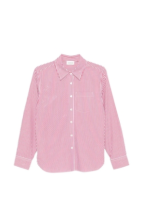 P.A.R.O.S.H. striped embellished shirt - Red