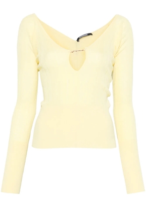 Jacquemus Le sommet Pralù top - Yellow