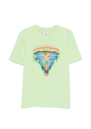 Casablanca Innocence Triangle graphic T-shirt - Green