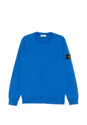 Stone Island patch crew neck sweatshirt - Blue
