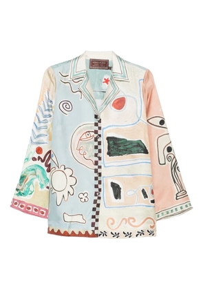 ALEMAIS Michelle silk shirt - Neutrals