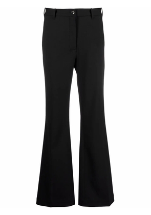 Nine In The Morning high-waisted flared trousers - Black
