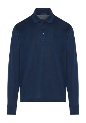 Paul & Shark long-sleeve polo shirt - Blue