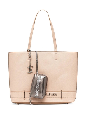 Juicy Couture zip-fastening logo-charm tote bag - Neutrals
