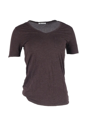 Pre-Owned Alexander Wang chest-pocket T-shirt - Brown