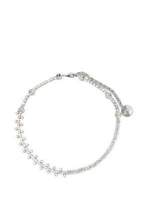 Nº21 embellished choker necklace - Silver