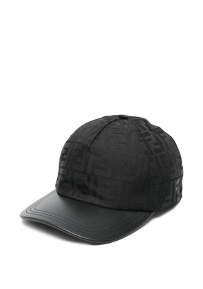 FENDI patterned baseball cap - Black