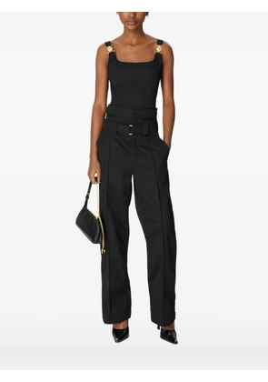 Marine Serre chain-detail sleeveless top - Black