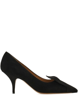 Ferragamo 70mm bow-embellished pumps - Black