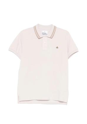 Vivienne Westwood striped polo shirt - Neutrals